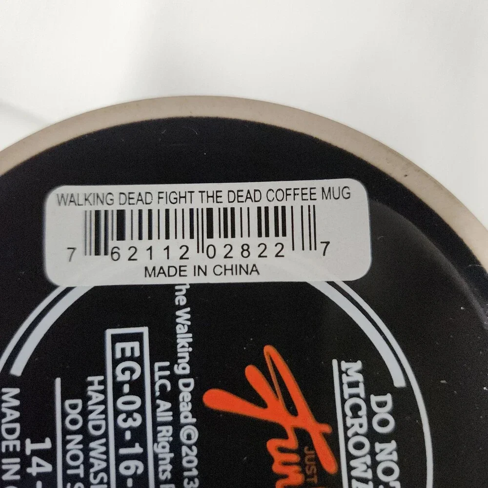 Walking Dead Fight The Dead Coffee Mug 20oz Temperature Color Heat Change 167